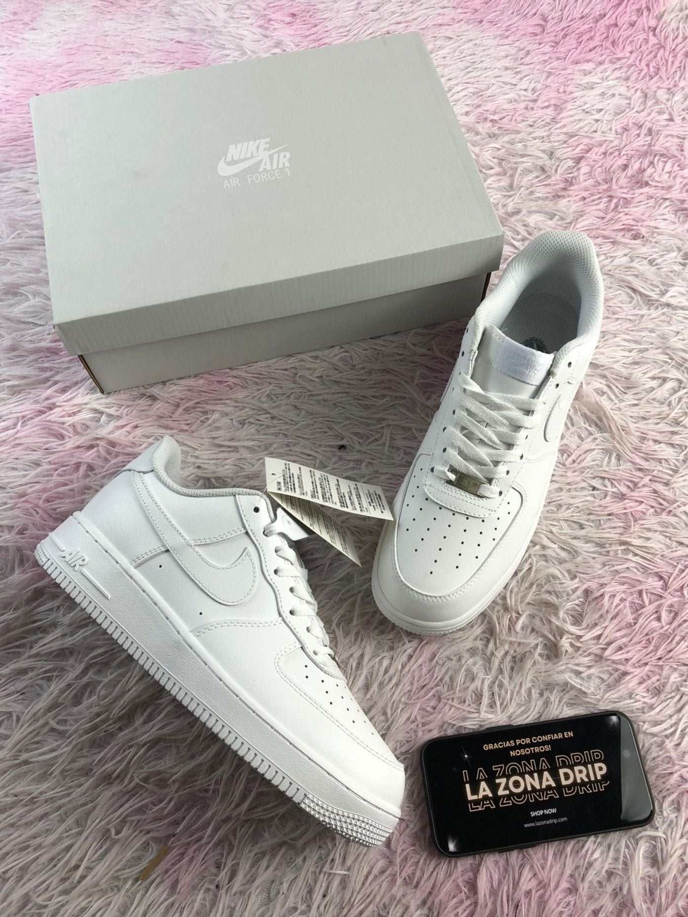 NIKE AIR FORCE 1 BLANCAS - lazonadrip