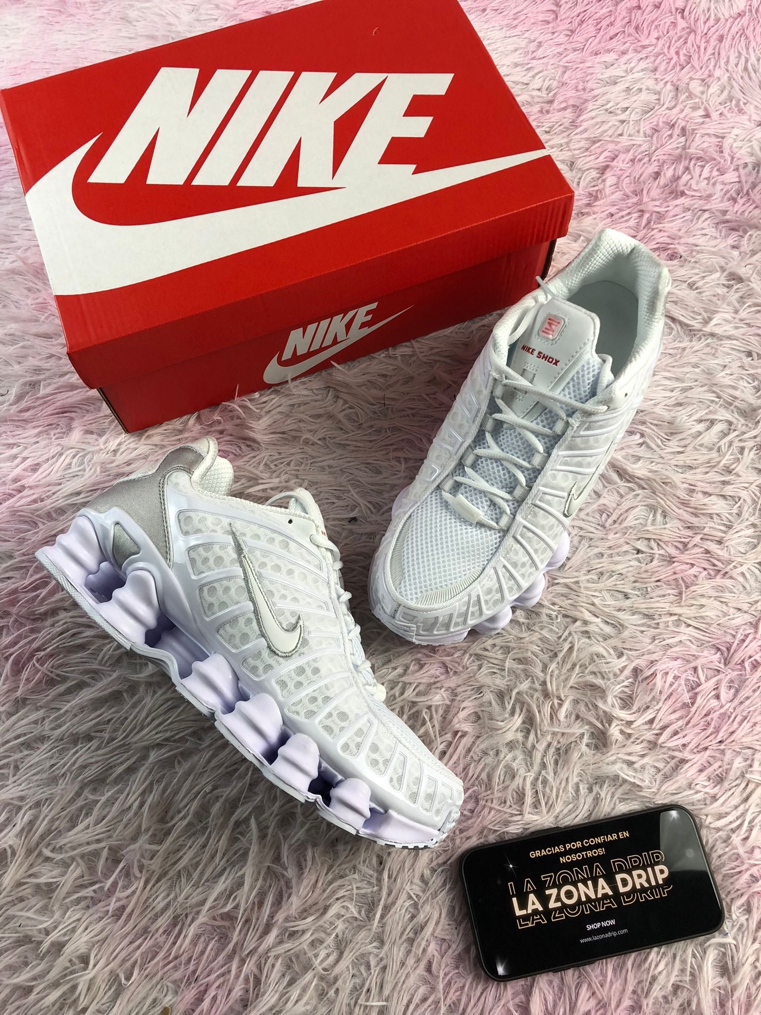 Nike Shox White - lazonadrip